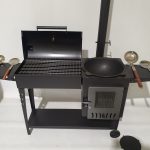 Krāsns/grils/kupinātava komplekts ar stikla durvīm D45cm - 3mm, 4mm