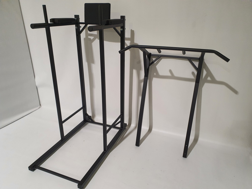 20220130_184647 All-in-One Floor Workout Machine - Pull-Up Bar/Parallel Bars/Press - Image 1