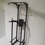 All-in-One Floor Workout Machine - Pull-Up Bar/Parallel Bars/Press