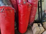 Boxing bag leather 120/40 with rubber