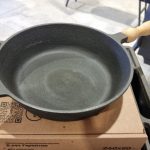 Чугунная сковорода 240х60мм со съёмной ручкой