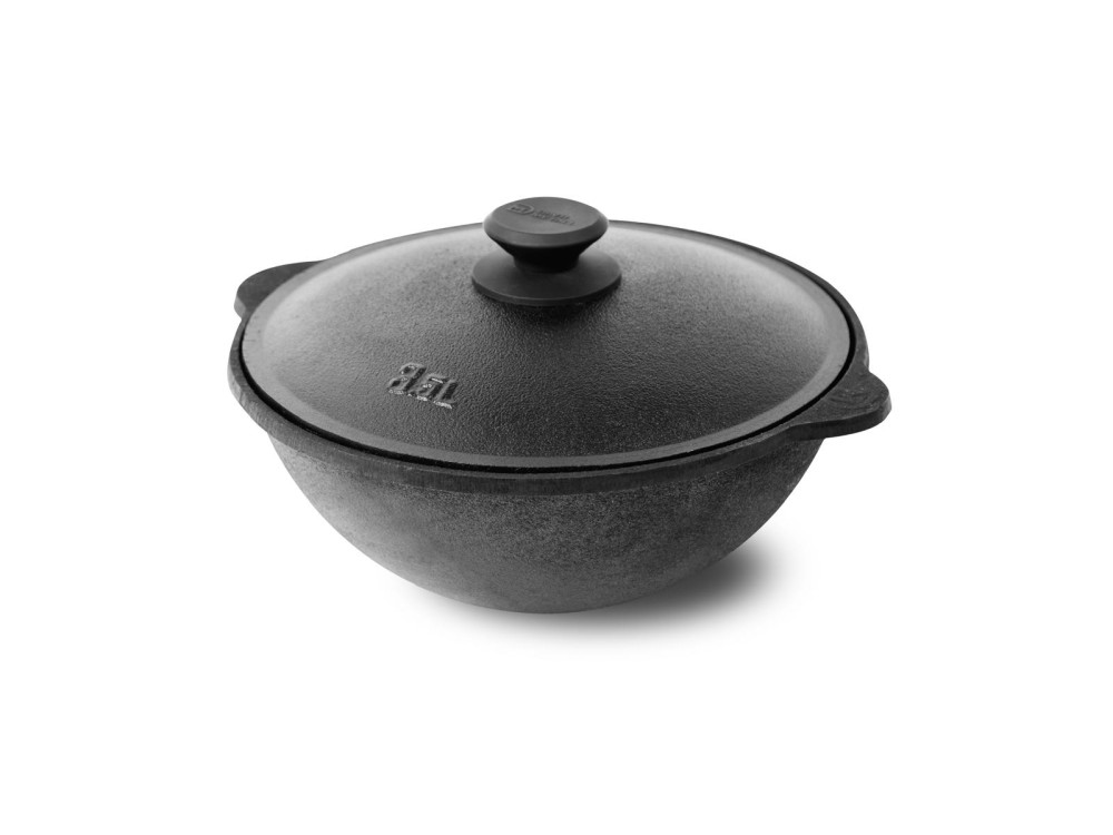 35l_1 Čuguna uzbeku kazans 3.5L ar vāku - Image 1