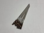 Kebab skewer with wooden handle