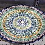 Šķīvis Ljagan 42cm ar dekoratīvu malu
