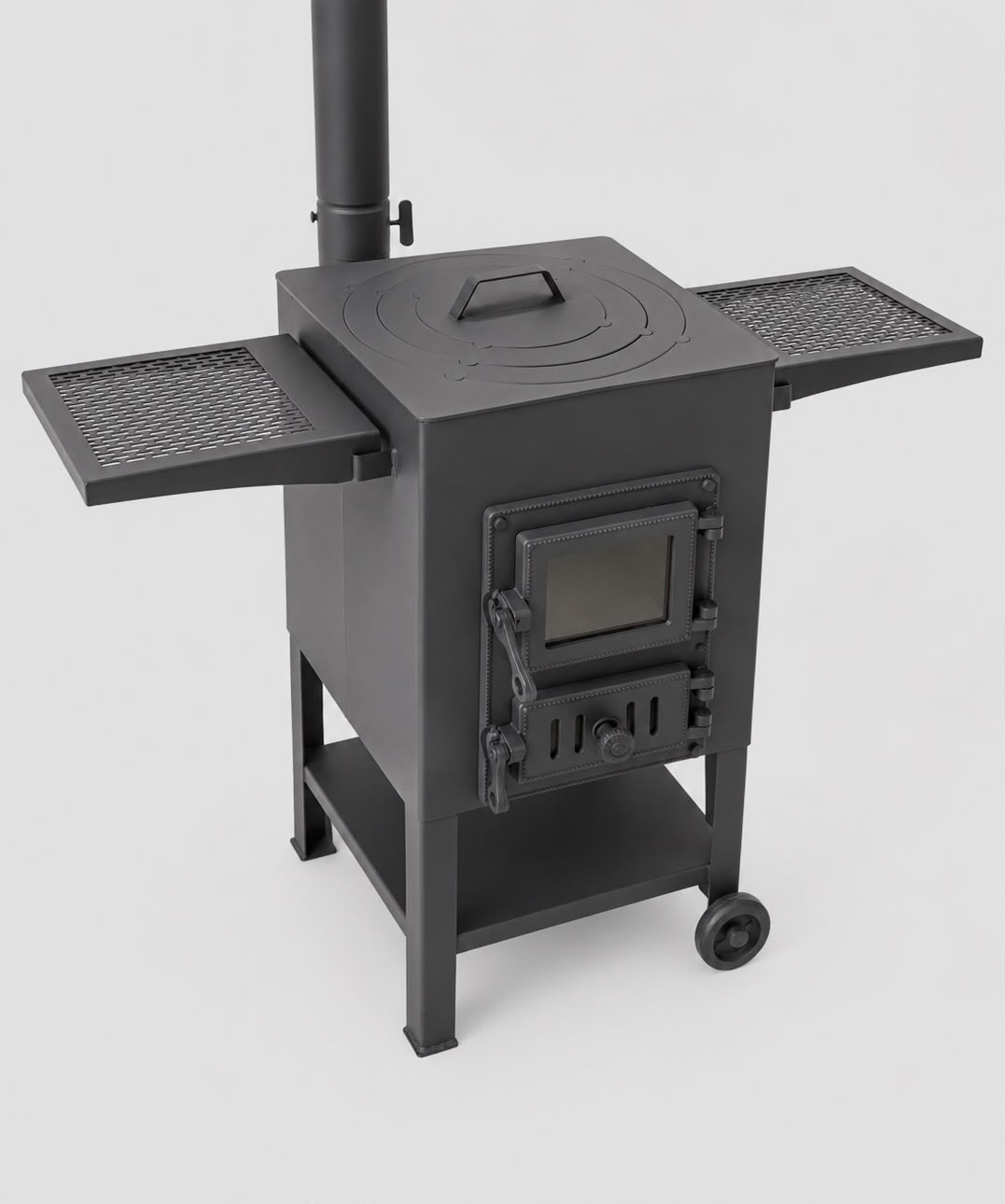 WhatsApp Image 2026-08-25 at 15.53.29 Kvadrātveida krāsns ar čuguna/stikla durvīm D45cm - 3mm, 4mm, 6mm - Image 1